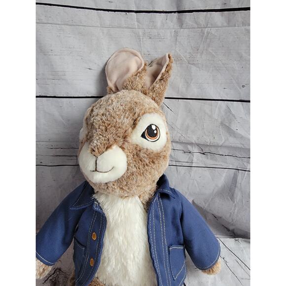 Peter Rabbit Dan Dee 22in Plush Bunny Stuffed Animal Blue Jacket 2020 Dandee - Picture 3 of 10